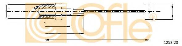 COFLE 125320 Тросик газу