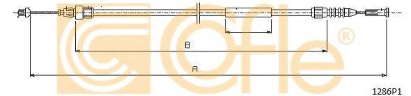COFLE 1286P1 Тросик замку капота