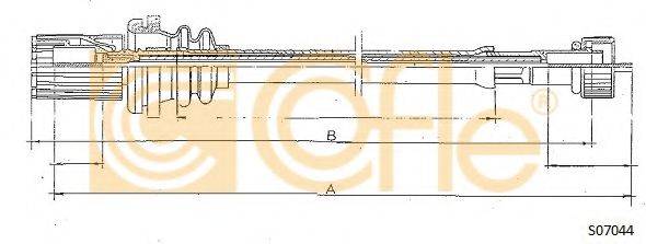 COFLE S07044 Трос спідометра