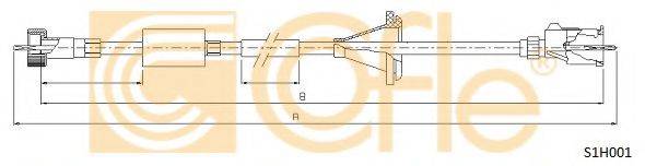 COFLE S1H001 Трос спідометра