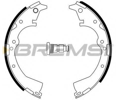 BREMSI GF0938 Комплект гальмівних колодок