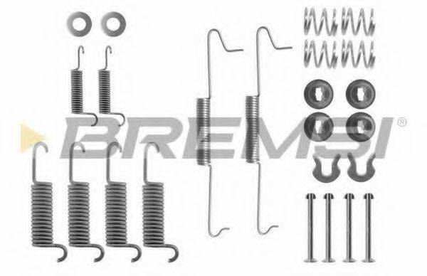 BREMSI SK0526 Комплектуючі, гальмівна колодка