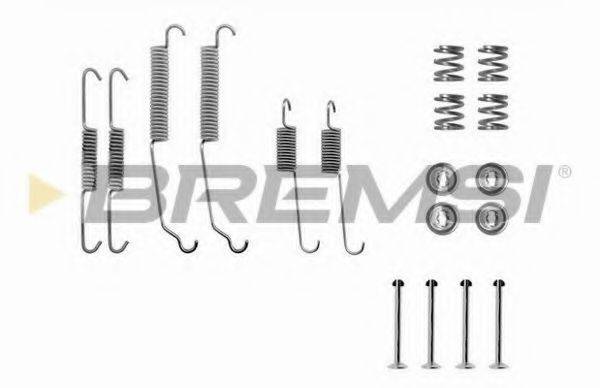 BREMSI SK0618 Комплектуючі, гальмівна колодка