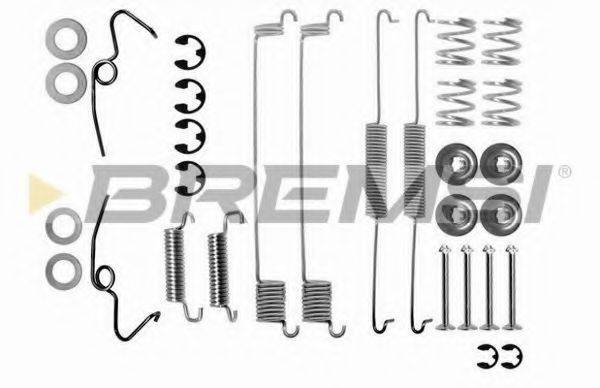 BREMSI SK0641 Комплектуючі, гальмівна колодка