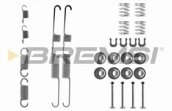 BREMSI SK0643 Комплектуючі, гальмівна колодка