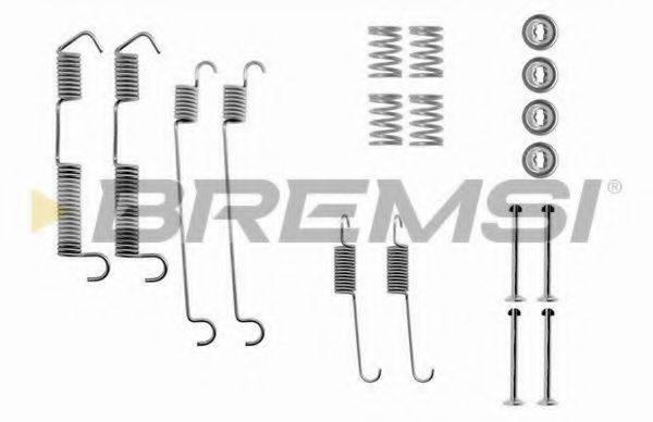 BREMSI SK0646 Комплектуючі, гальмівна колодка