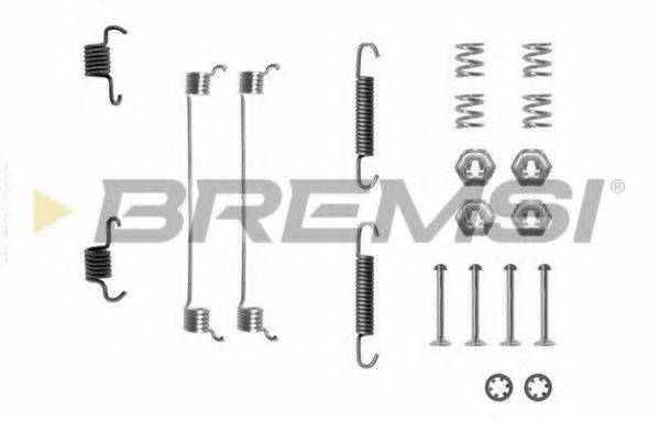 BREMSI SK0651 Комплектуючі, гальмівна колодка