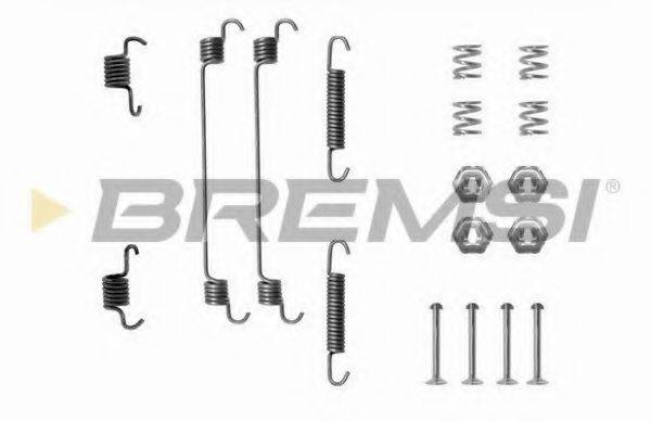 BREMSI SK0657 Комплектуючі, гальмівна колодка