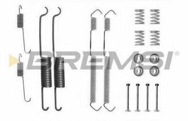 BREMSI SK0691 Комплектуючі, гальмівна колодка