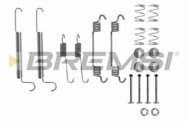 BREMSI SK0766 Комплектуючі, гальмівна колодка