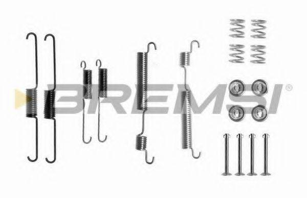 BREMSI SK0824 Комплектуючі, гальмівна колодка