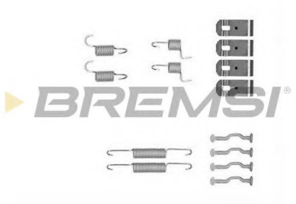 BREMSI SK0876 Комплектуючі, гальмівна колодка