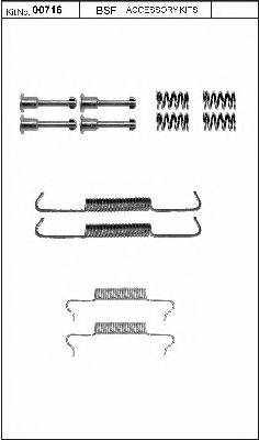 BSF 00716 Комплектуючі, стоянкова гальмівна система
