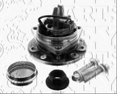 KEY PARTS KWB1067 Комплект підшипника маточини колеса