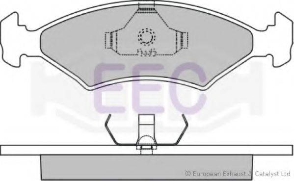 EEC BRP0351 Комплект гальмівних колодок, дискове гальмо