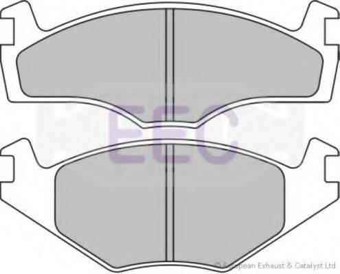 EEC BRP0855 Комплект гальмівних колодок, дискове гальмо