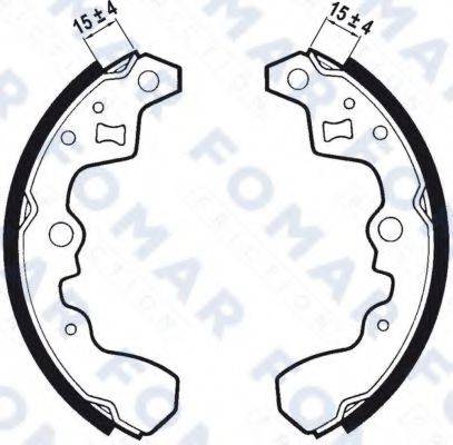 FOMAR FRICTION FO0486 Комплект гальмівних колодок