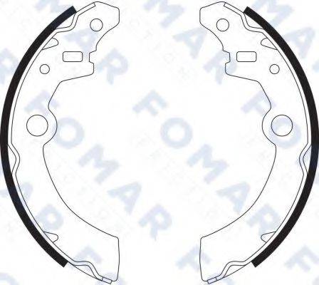 FOMAR FRICTION FO9089 Комплект гальмівних колодок