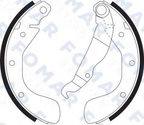 FOMAR FRICTION FO9099 Комплект гальмівних колодок