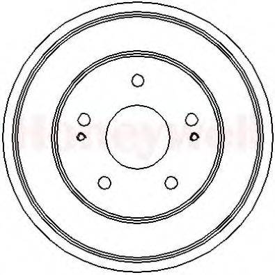 BENDIX 329063B Гальмівний барабан