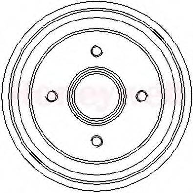 BENDIX 329106B Гальмівний барабан