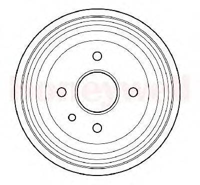 BENDIX 329201B Гальмівний барабан