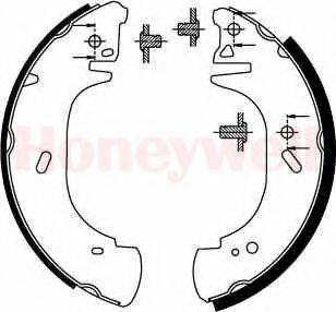 BENDIX 362302B Комплект гальмівних колодок