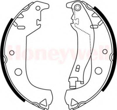 BENDIX 362411B Комплект гальмівних колодок