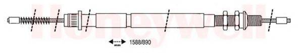 BENDIX 431085B Трос, стоянкова гальмівна система