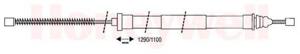 BENDIX 431242B Трос, стоянкова гальмівна система