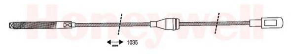 BENDIX 432114B Трос, стоянкова гальмівна система