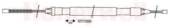 BENDIX 432853B Трос, стоянкова гальмівна система