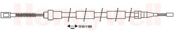 BENDIX 432892B Трос, стоянкова гальмівна система