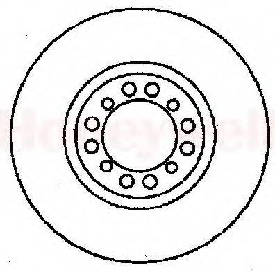 BENDIX 561157B гальмівний диск