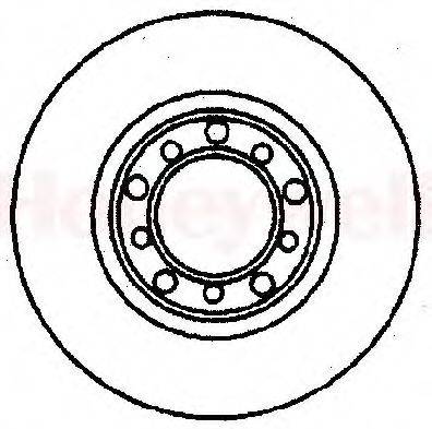 BENDIX 561166B гальмівний диск