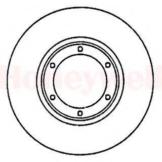 BENDIX 561217B гальмівний диск