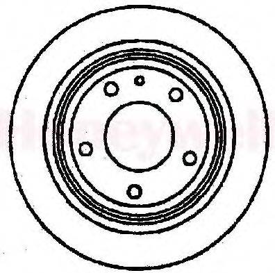 BENDIX 561262B гальмівний диск