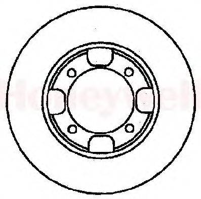 BENDIX 561286B гальмівний диск