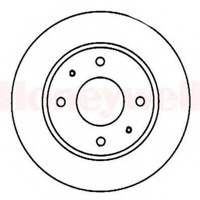 BENDIX 561325B гальмівний диск