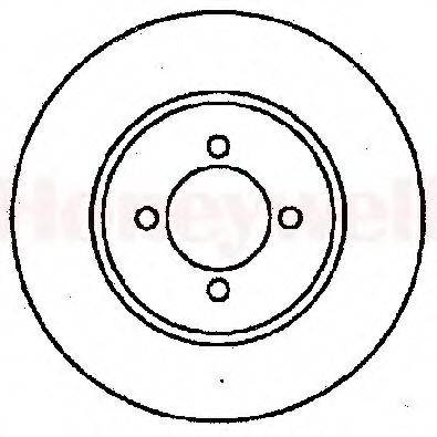 BENDIX 561374B гальмівний диск