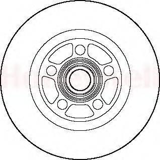 BENDIX 561445B гальмівний диск