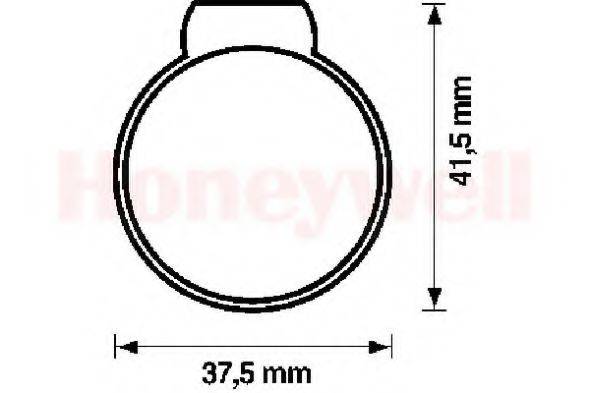 BENDIX 571890B Комплект гальмівних колодок, дискове гальмо