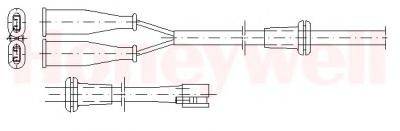 BENDIX 581317 Сигналізатор, знос гальмівних колодок