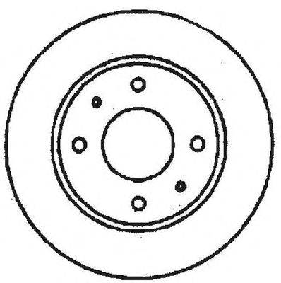 BENDIX 561658B гальмівний диск