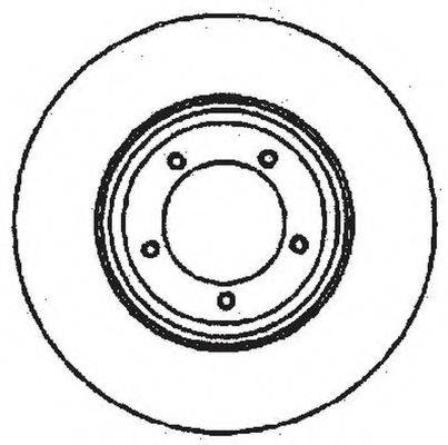 BENDIX 561378B гальмівний диск