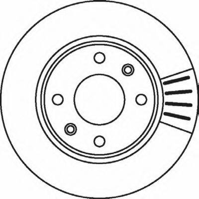 BENDIX 562027B гальмівний диск