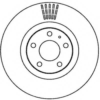 BENDIX 562265B гальмівний диск