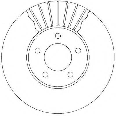 BENDIX 562292B гальмівний диск