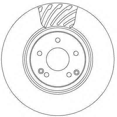 BENDIX 562354B гальмівний диск