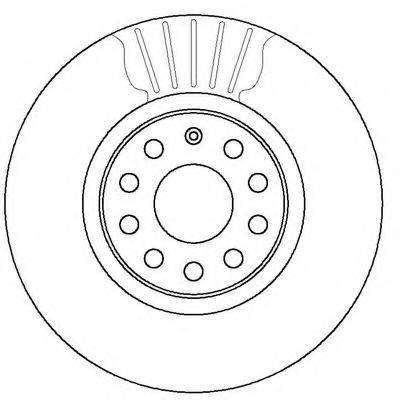 BENDIX 562387B гальмівний диск